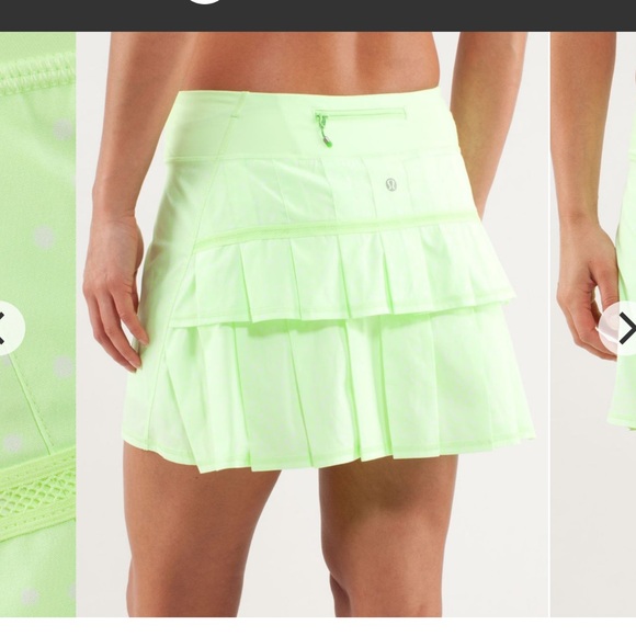 lululemon athletica Dresses & Skirts - NWT Lululemon 6 Tall Pace Setter Women's Faded Zap Petit Dot tennis run Skirt